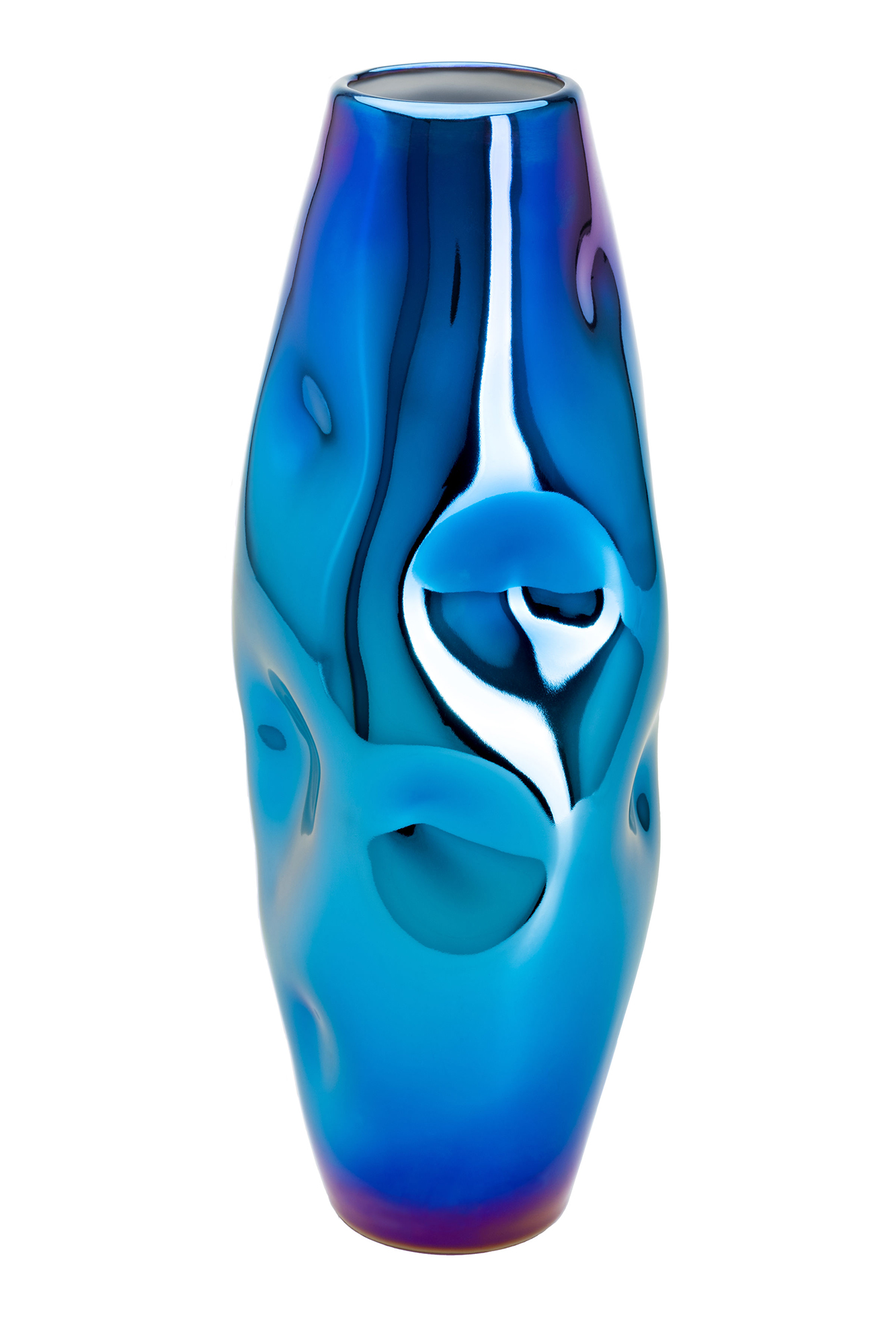 Váza Titan modrá